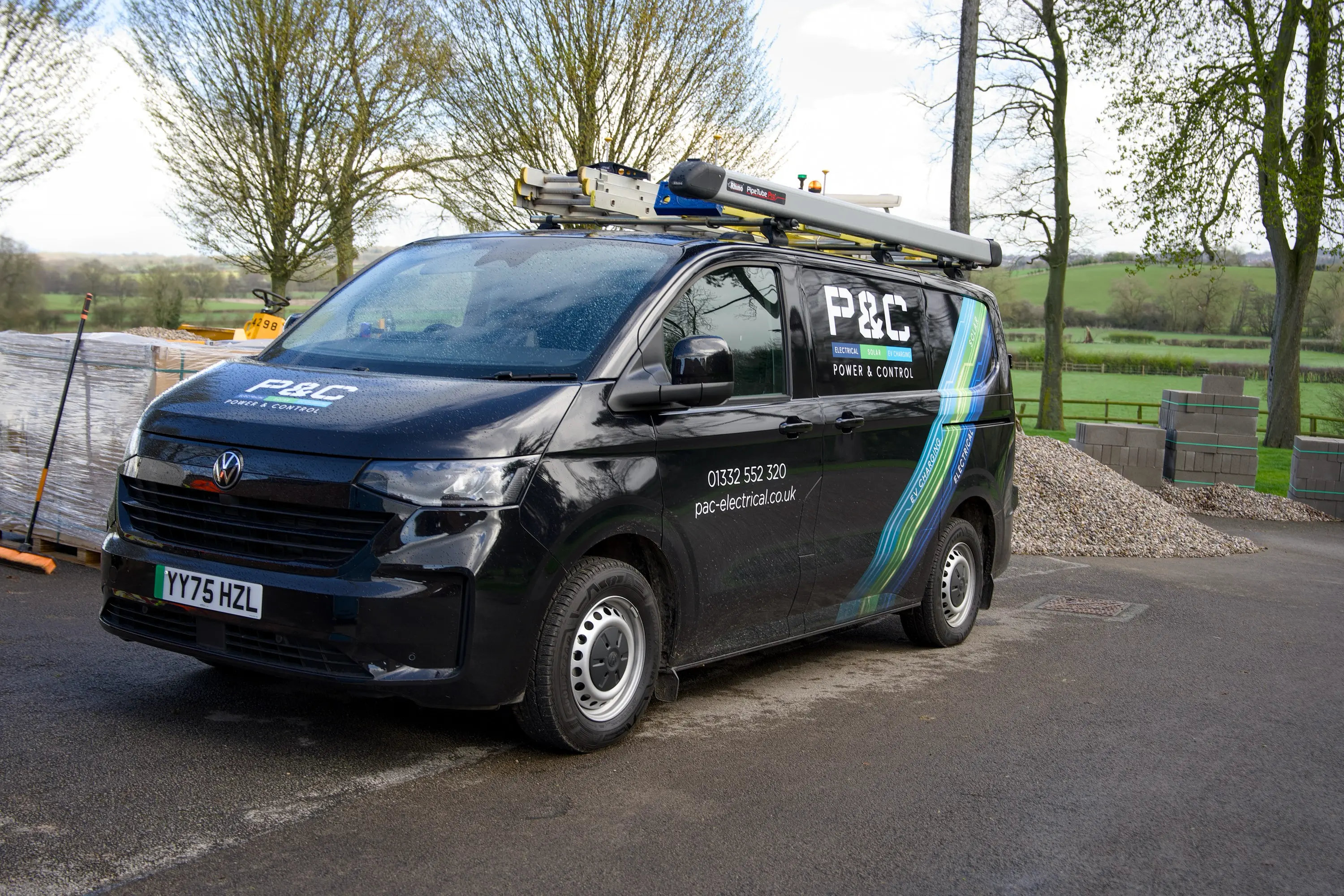 PAC Electrical team member on site