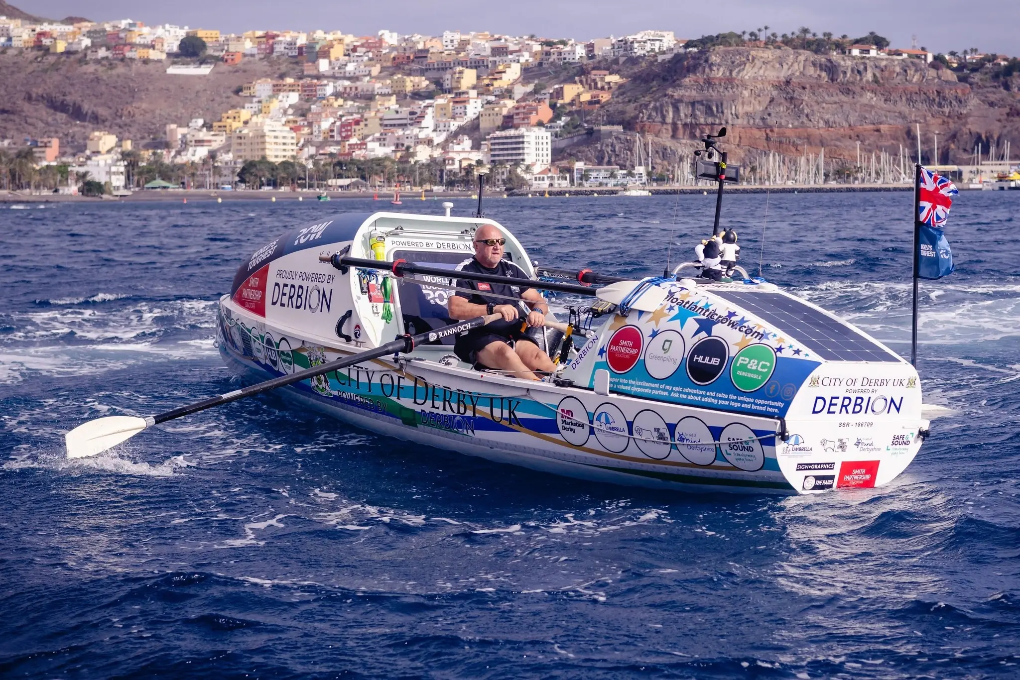 Supporting Vic Handley, as He Begins World's Toughest Row Tomorrow - Power & Control Ltd