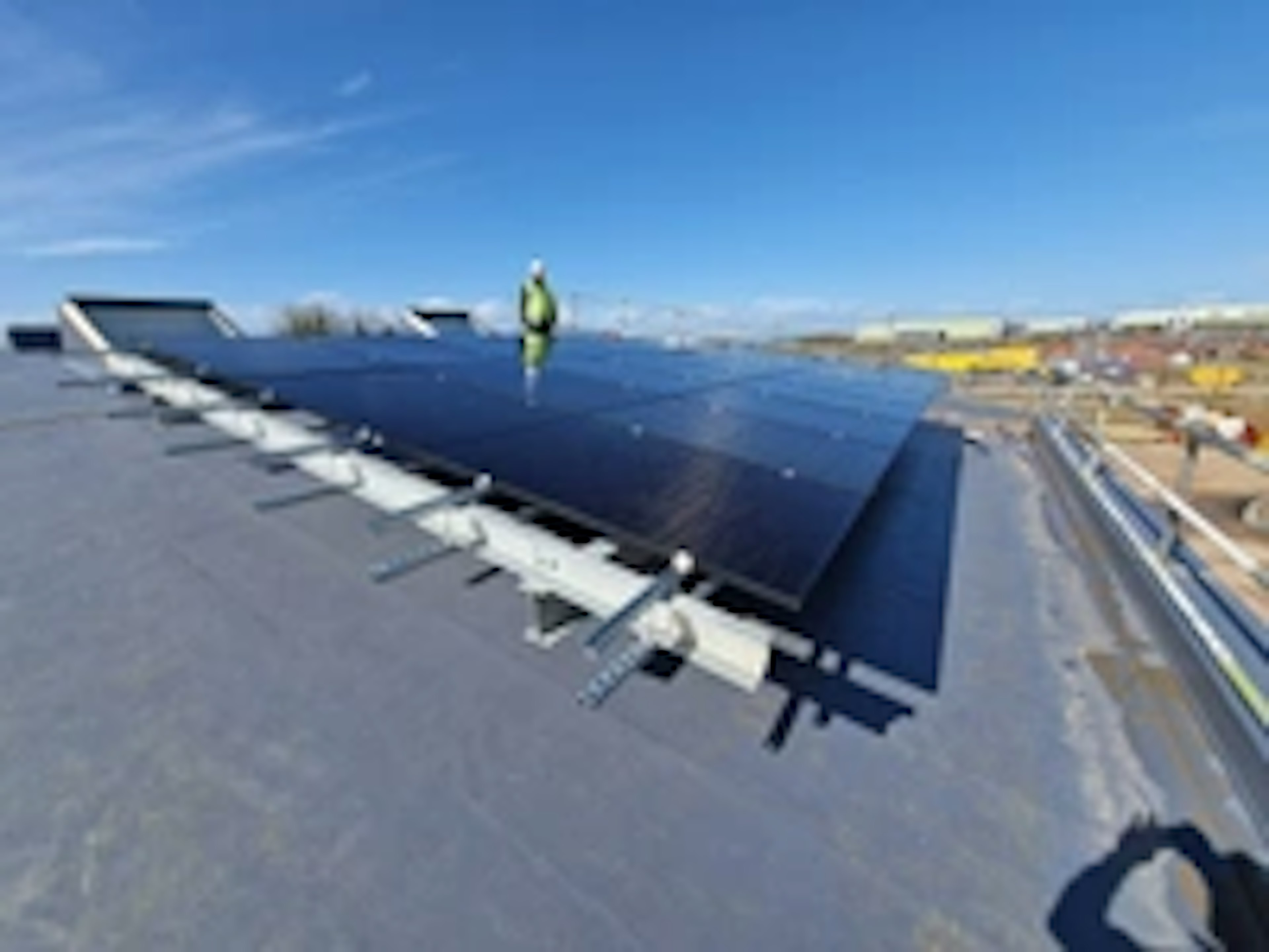 The cost savings of commercial solar panel installation.