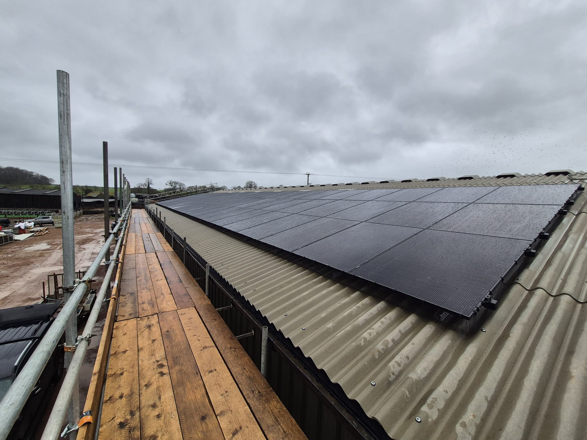31kW Agricultural Solar PV Installation in - Case Study by Power & Control Ltd