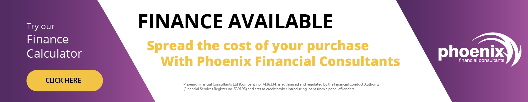 We offer finance.